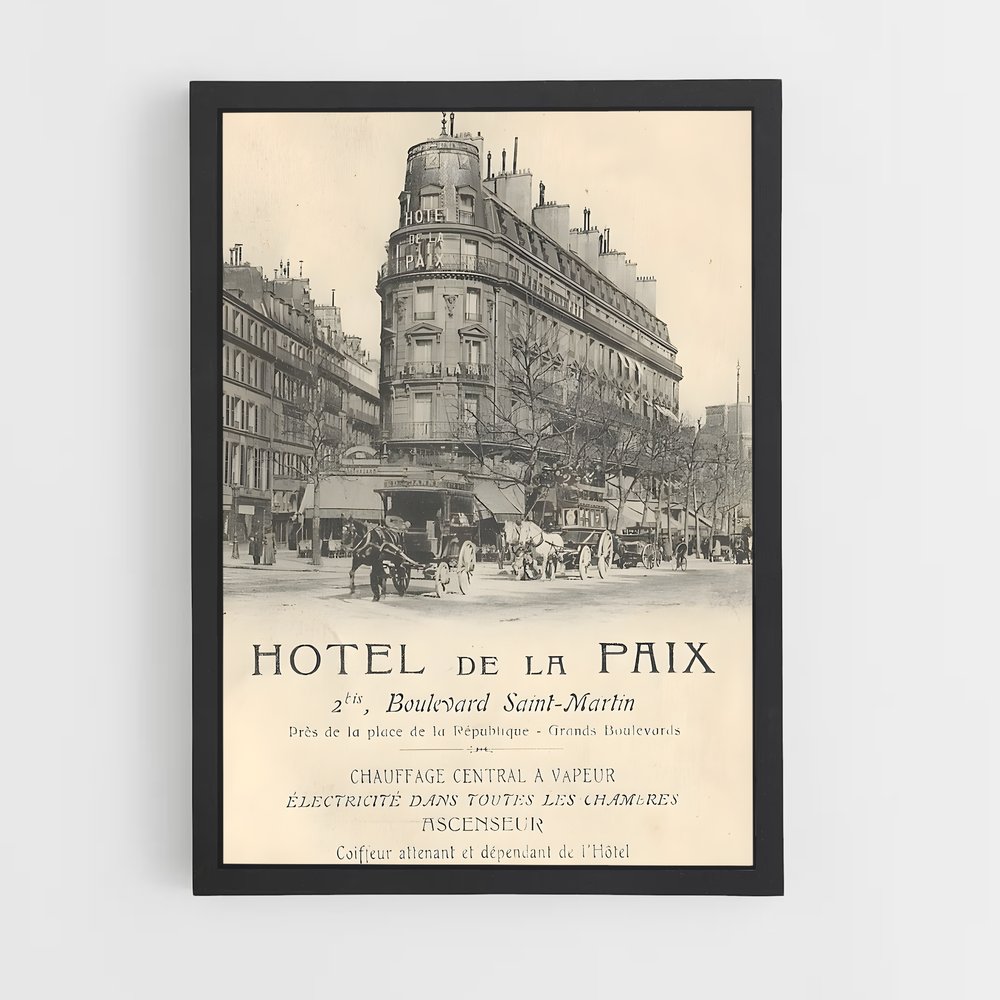 Poster Paris parisienne – affiche Jeux Olympiques (vue 2)